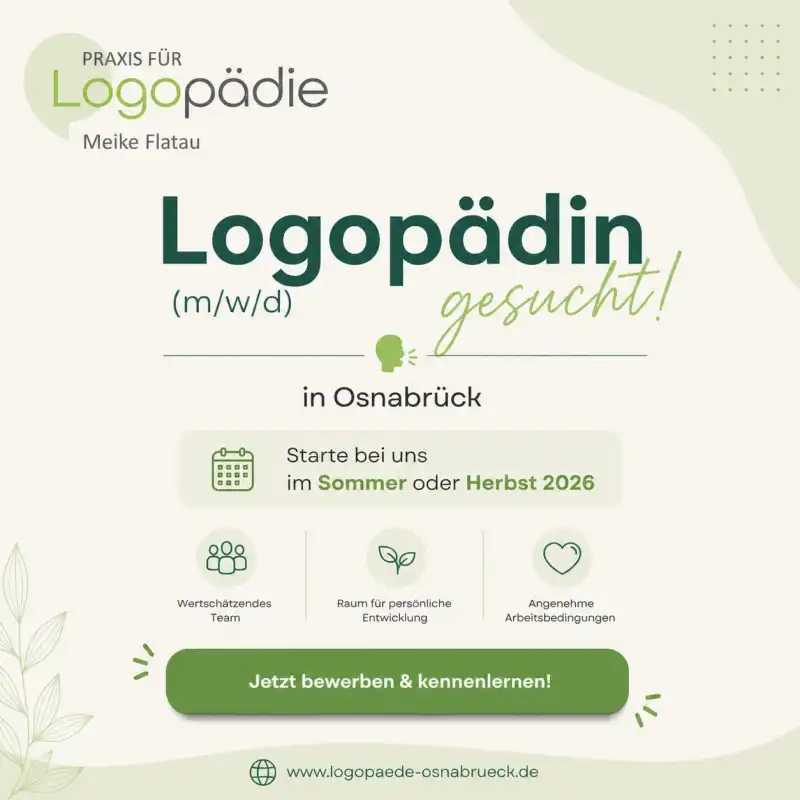 Jobs in der Logopädie Osnabrück