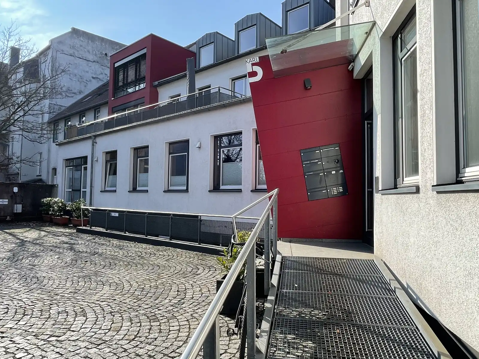 Praxis Karlstraße Eingang